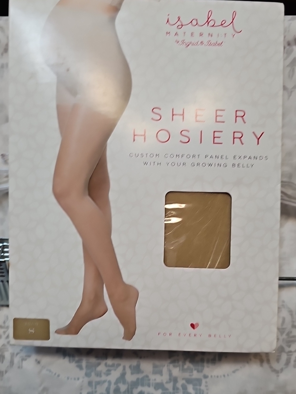 Isabel Maternity Sheer Hosiery - Nude 3pk